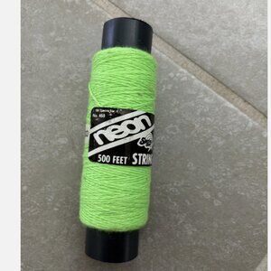 Vintage 1991 Spectra Star String Spool Neon Green 500 Feet No. 468